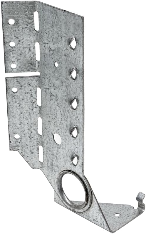 Simpson Strong-Tie LSSJ28RZ LSSJ ZMAX Face-Mount Adjustable Light Slopeable/Skewable Jack Hanger for 2x8, Right