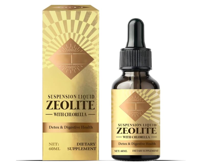Zeolite Drops with Chlorella Heavy Metal Detox Support 60ml