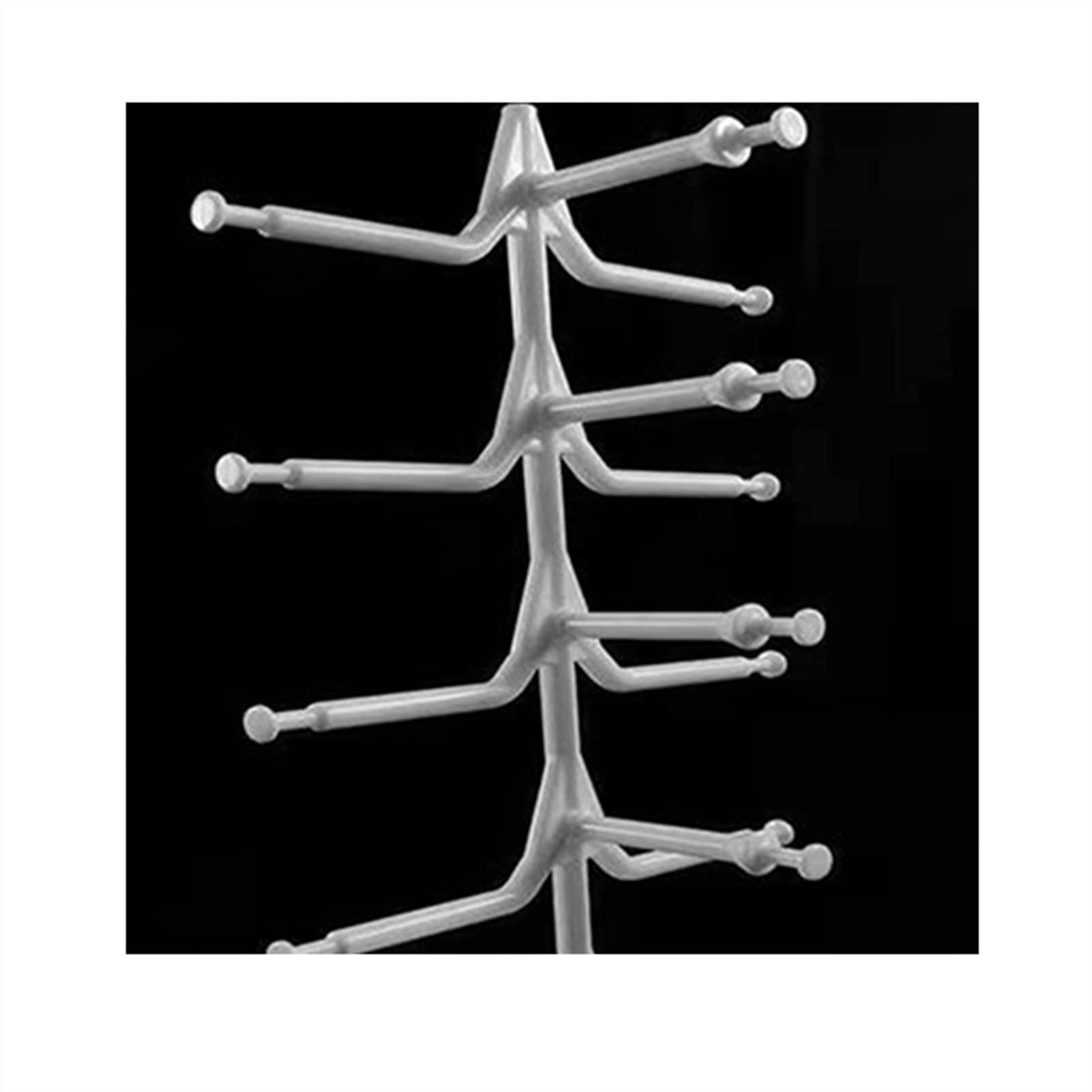 Brillenhalte 5 Schichten Sonnenbrillenanzeige Rack Regal Brillen Zeigen Standhalter for 5 Paare Gläser Brillenständer (Color : Schwarz)