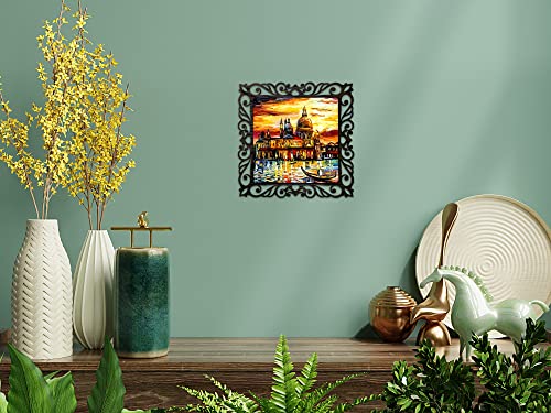 Image of Casa Rica Photo Frame Painting Wall Hanging home decoration for Wall, Living /Bed Room, Lobby(12inch x12inch) Laser Cut(Multicolor) (Secnery Painting)