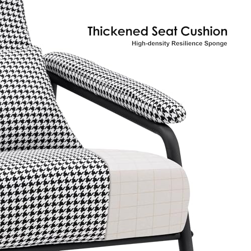 Sillón Lounge Tela Suave Beige miniatura 7