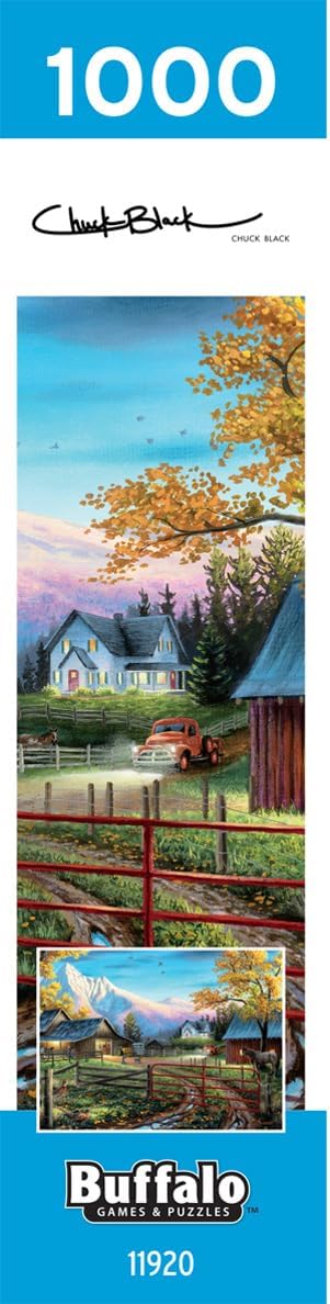 Buffalo Games - Country Life - Charles Black - The Western Lifestyle - 1000 Piece Jigsaw Puzzle for Adults - Challenging Puzzle Perfect for Game Nights - Finished Size is 26.75 x 19.75