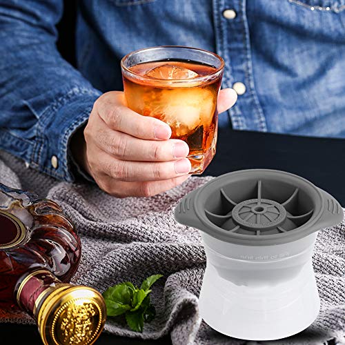Molde redondo de silicona para hielo, grado alimenticio miniatura 5
