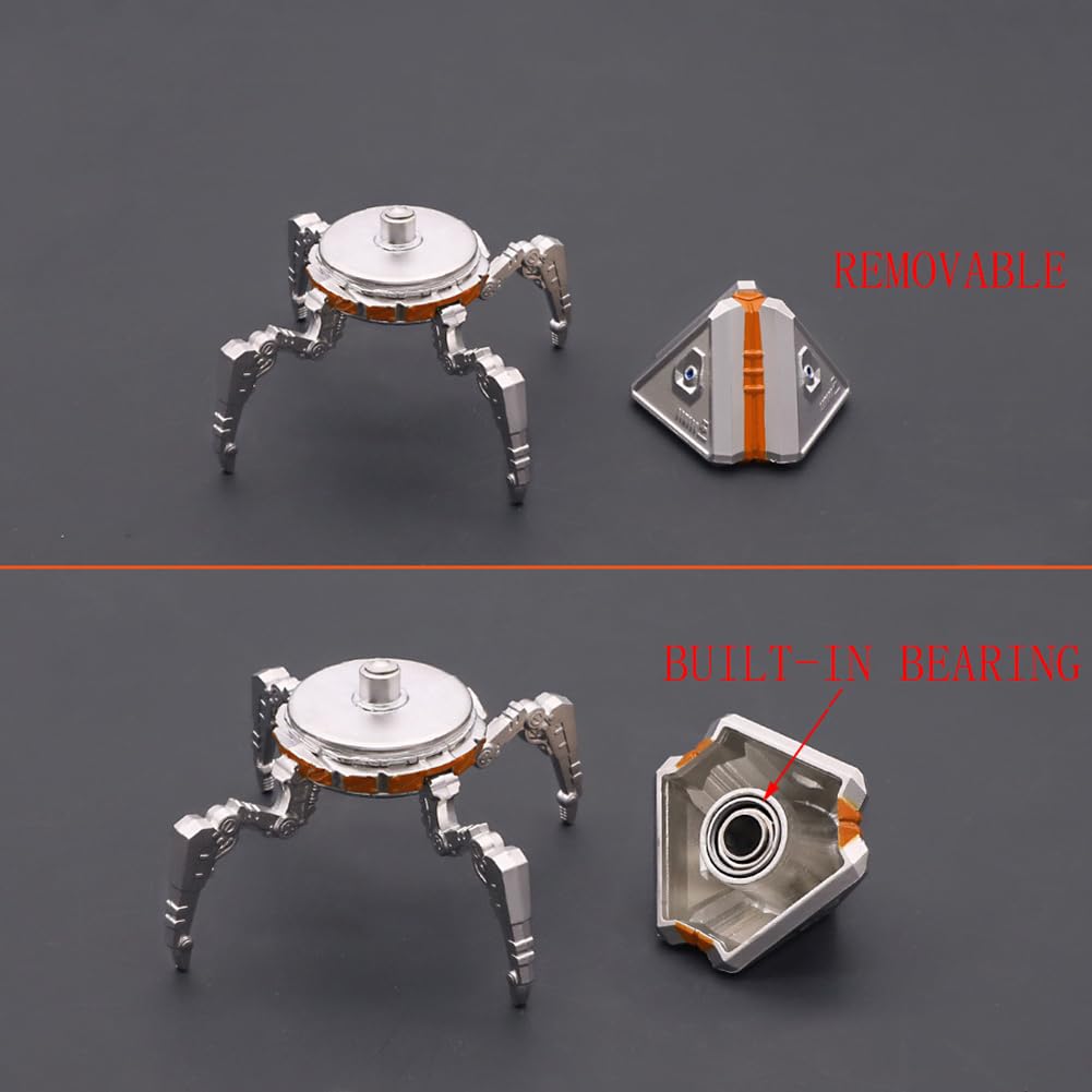 Maquetas de Videojuegos, Robot de Juguete Giratorio for desempaquetar, Figura acción Plegable Metal, decoración for Escritorio Sala Juegos, edición coleccionista