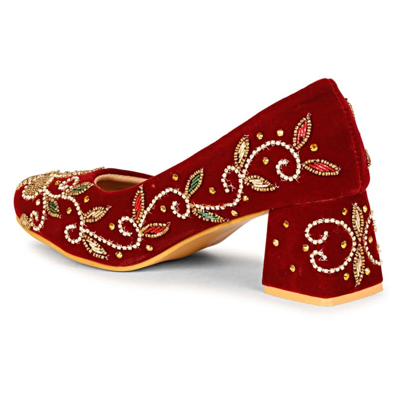 AFUZI Casual Stylish Comfortable Heel Bellies for Women and Girls - Fashionable Slip On with Elegant Design Perfect for Occasions 7 51cTq4tmYjL