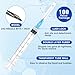 100 Pack 3ml with 23 Ga 1 Inch Lab Luer Lock Syringe Dispensing, Scientific Industrial Supplies, Individually Wrapped