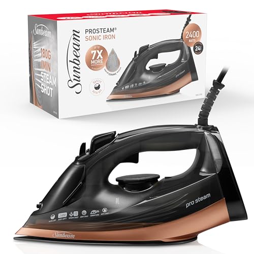Sunbeam ProSteam Sonic Steam Iron | 180g/min High Pressure Steam ...