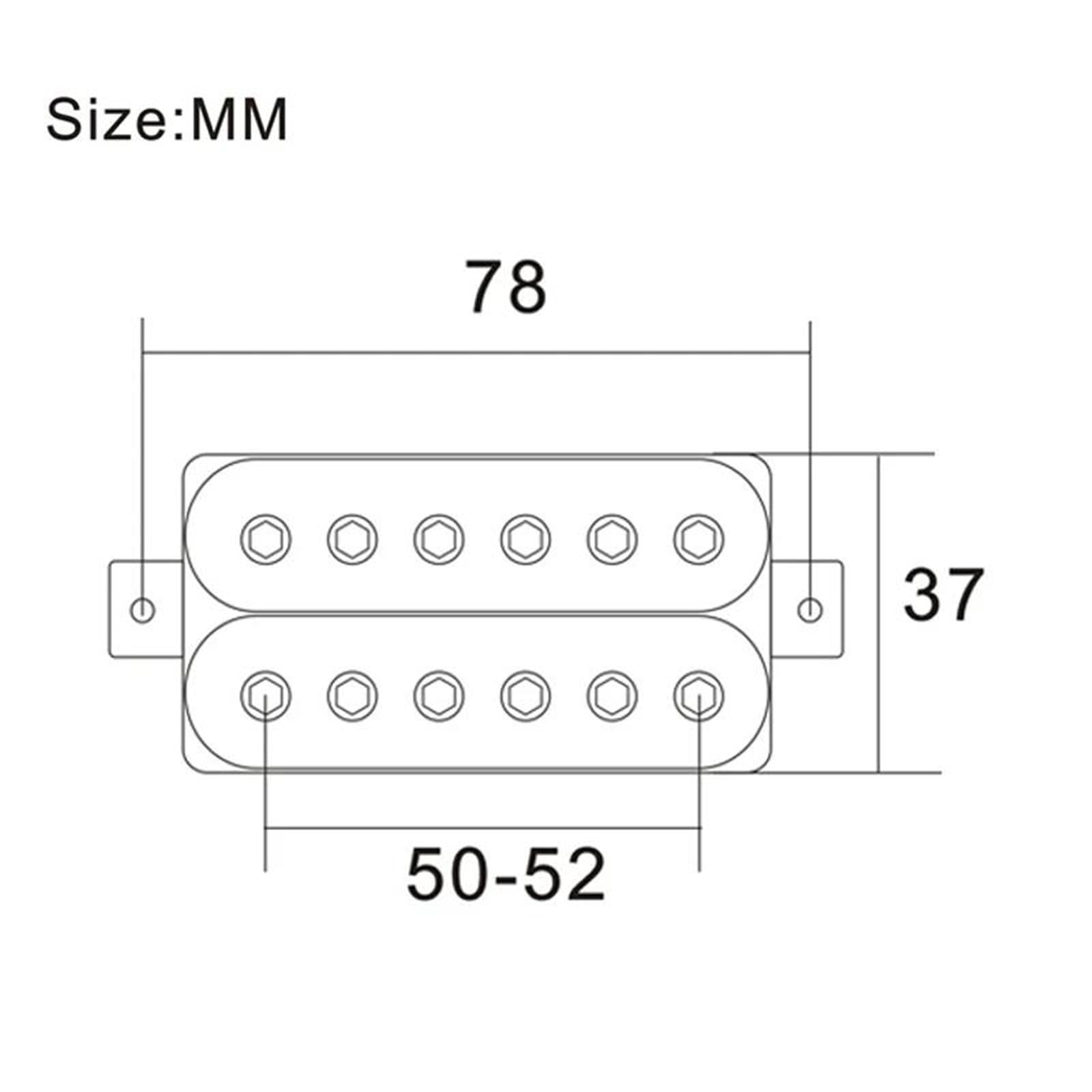 Profesjonalna Wydajność Przetworniki Do Gitary Ele Alnico5 Humbucker Coil Split Neck7.5K/Bridge15K Podwójna Cewka Pickup Do Gitary Elektrycznej Część Do Gitary(1 Set)