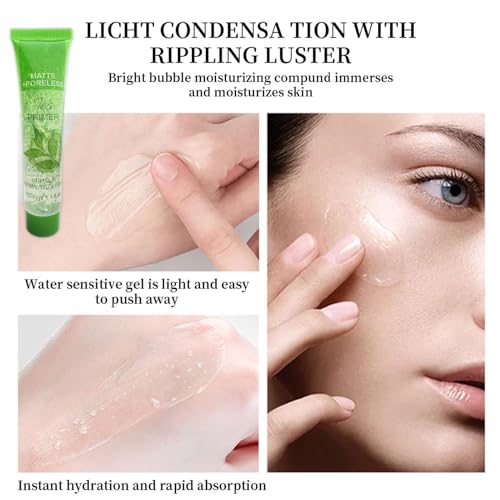 Face Primer, Pore Primer Under Foundation, Matte Oil-control Long Lasting Makeup Foundation Primer, Clear Makeup Base Priming Formula, Smooth Skin Tone & Oil Control - Image 3