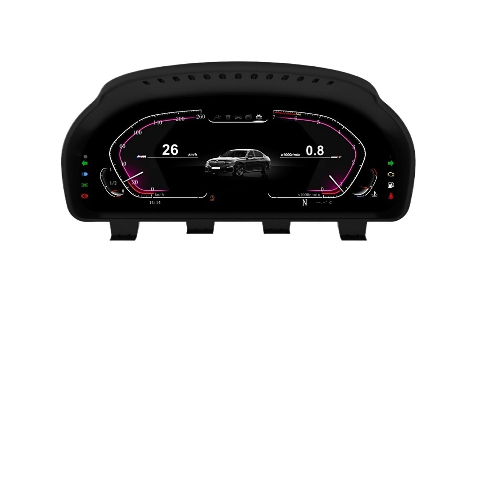 12,3'' Cyfrowy zestaw wskaźników samochodowych pasujący do BMW F30 F31F32 F34 F35 GT Kokpit LCD Prędkościomierz Deska rozdzielcza Wirtualny Zestaw zaślepek radiowychRamka do radia