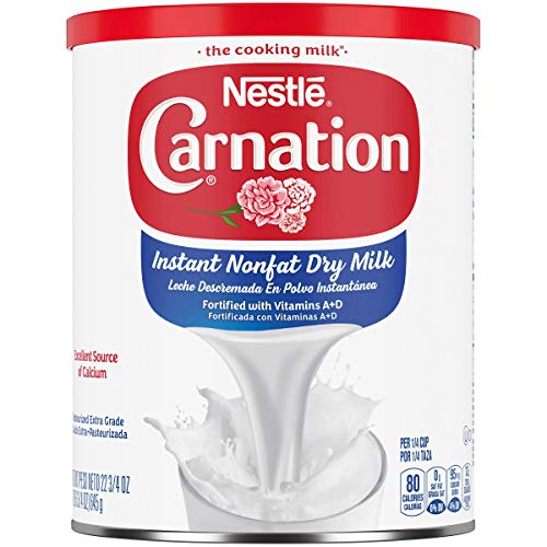 Carnation Instant Non Fat Dry Milk, 22.75 Ounce Can Powdered Milk (Shelf Stable Milk)