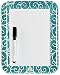 LockerLookz Locker Dry Erase Board - Blue Scroll - 1 piece