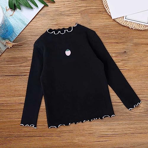 Betadog Boys Girls Pullover Sweaters Long Sleeve Warm Tops Kids Soft Cotton Long Sleeve Turtleneck Shirts3