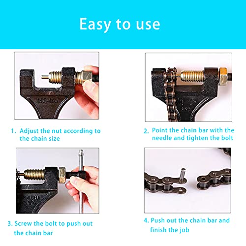 LUPING Chain Breaker Tool 420-530 for Dirt Bike Motorcycle Roller Chains - Image 3