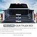 INEXRUD 6' Soft Roll Up Tonneau Cover Compatible for 1993-2008 Ford Ranger Vinyl Truck Bed Cover | Flareside Only Not for Styleside