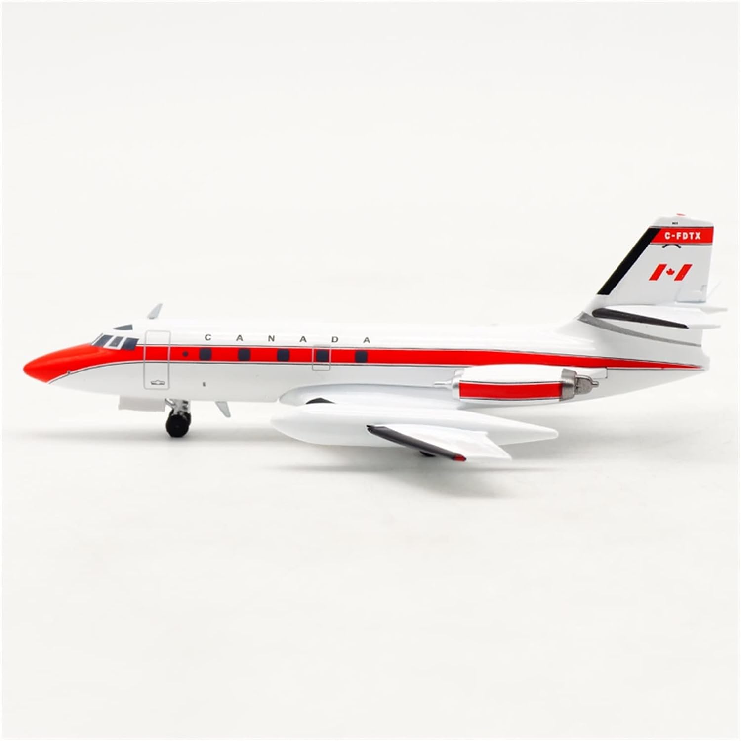 1 200 Fit for Aircraft L-1329 C-FDTX Model and Landing Gear Base Die-cast Toys Hobby Playgame Kit