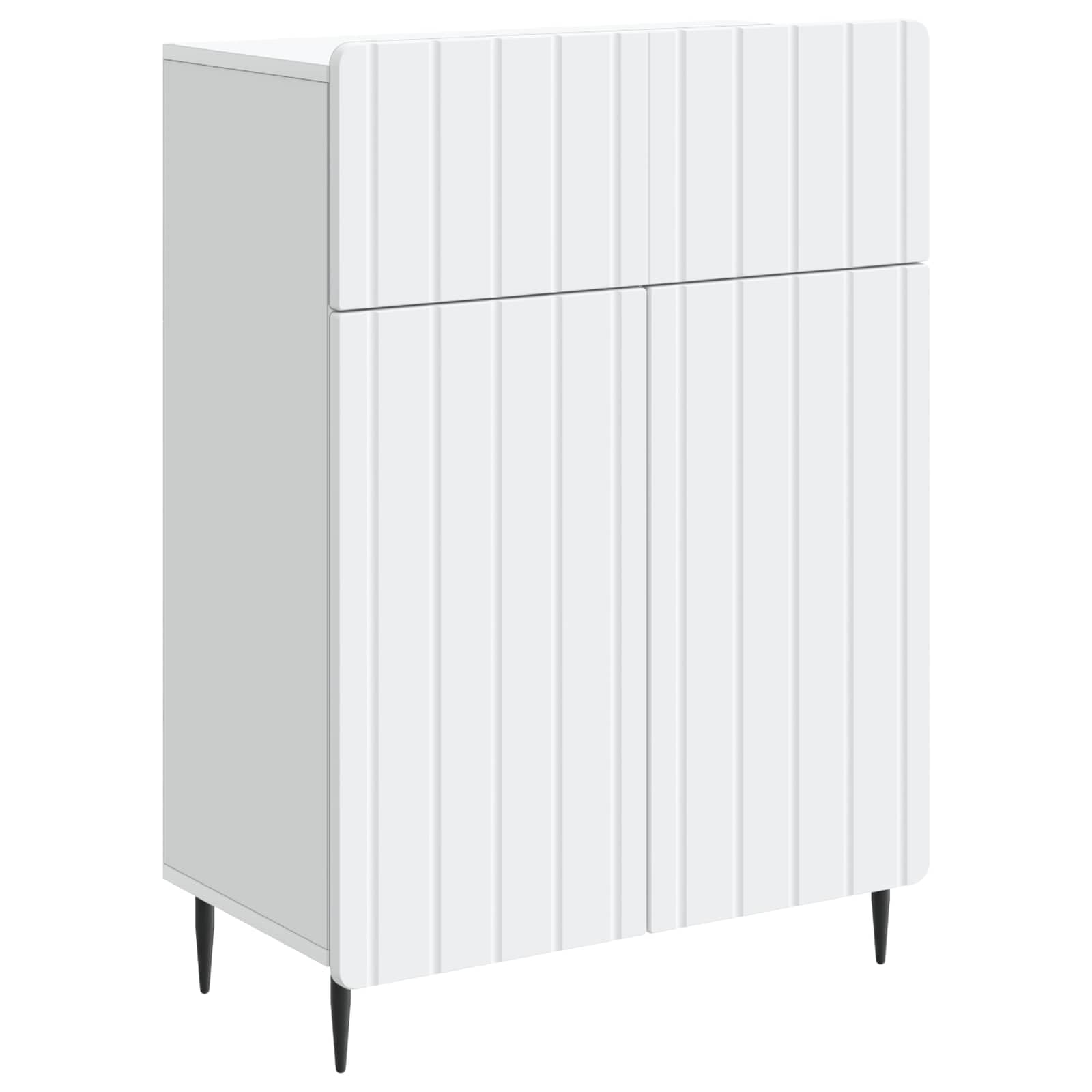 Credenza bianca, 66 x 34,5 x 92 cm, in legno