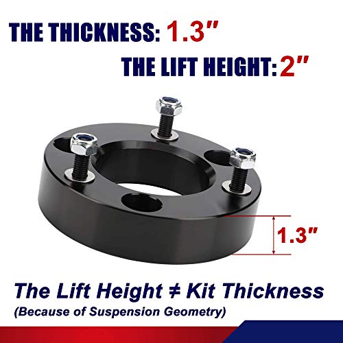 Leveling Lift Kit For 2004-2022 F150 2Wd 4Wd, 2 Inch Front Strut Spacers Leveling Kits Compatible With 2004-2021 2022 F150 #TOP1