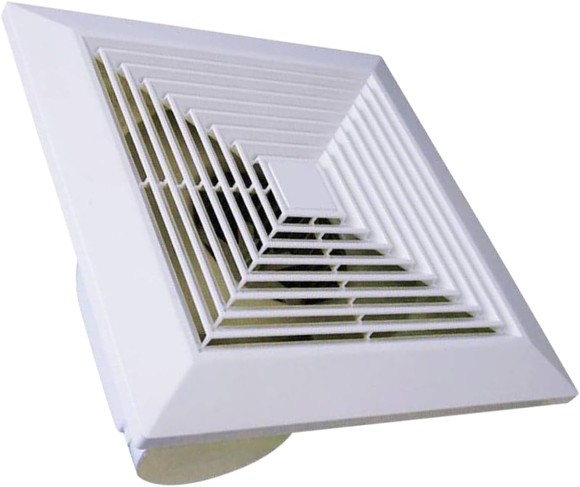 OUNONA Bathroom Ventilation Fan Noiseless Ceiling Wall Mount Exhaust Fan for Kitchen Toilet and Bathroom Opening Strong Air Movement Aesthetic Design