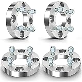 SCITOO 4X 4x114.3 to 4x100 1 inch Wheel Spacers adapters 4 Lug with 12x1.5 Studs 74mm Compatible with for 626 for RX-7