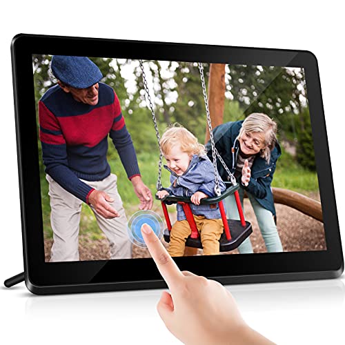 Greatest Product Digital Picture Frame WiFi 10 Inch Digital Photo Frame IPS Touch Screen HD Display Electronic Picture Frames, 8GB, Auto-Rotate, Slideshows, Share Photos via App, Email, Twitter, Facebook (Black)