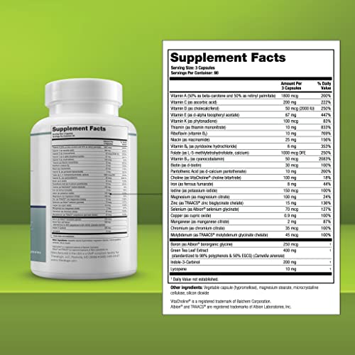 Procerv Hp High Potency Multivitamin | Immune Health & Cervical Support | Indole-3-Carbinol (I3C), Green Tea Extract And More | 90 Day Supply #TOP1