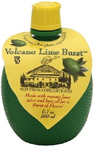 Organic Volcano Lime Burst 6.7 oz (200 ml) Liquid by Italian Volcano
