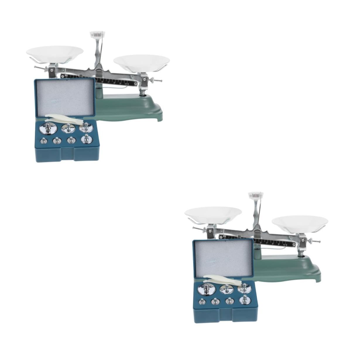 Zerodeko 2 Set strumenti didattici laboratorio peso industriale di grandi dimensioni scale di bilancia a triplo raggio scala a triplo raggio bilancia con pesi gomma da cancellare