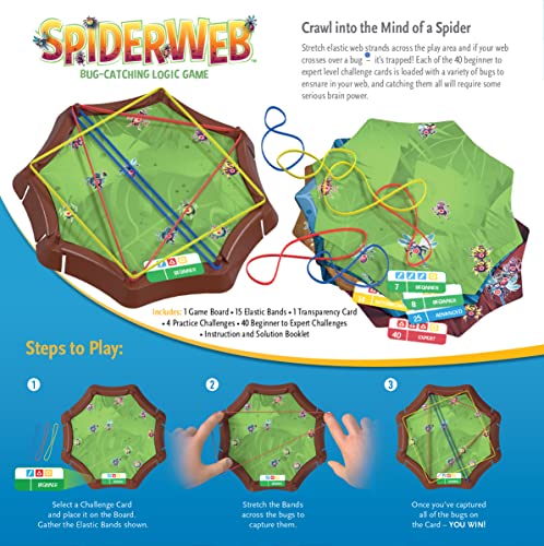 Spiderweb ThinkFun: Juego de lógica para atrapar insectos 8+ miniatura 5