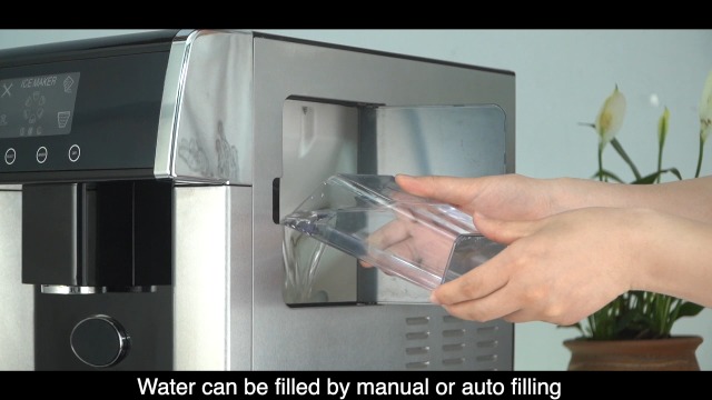 Amazon.com: LNUJIUN Countertop Ice Maker Machine 2 in 1 Water