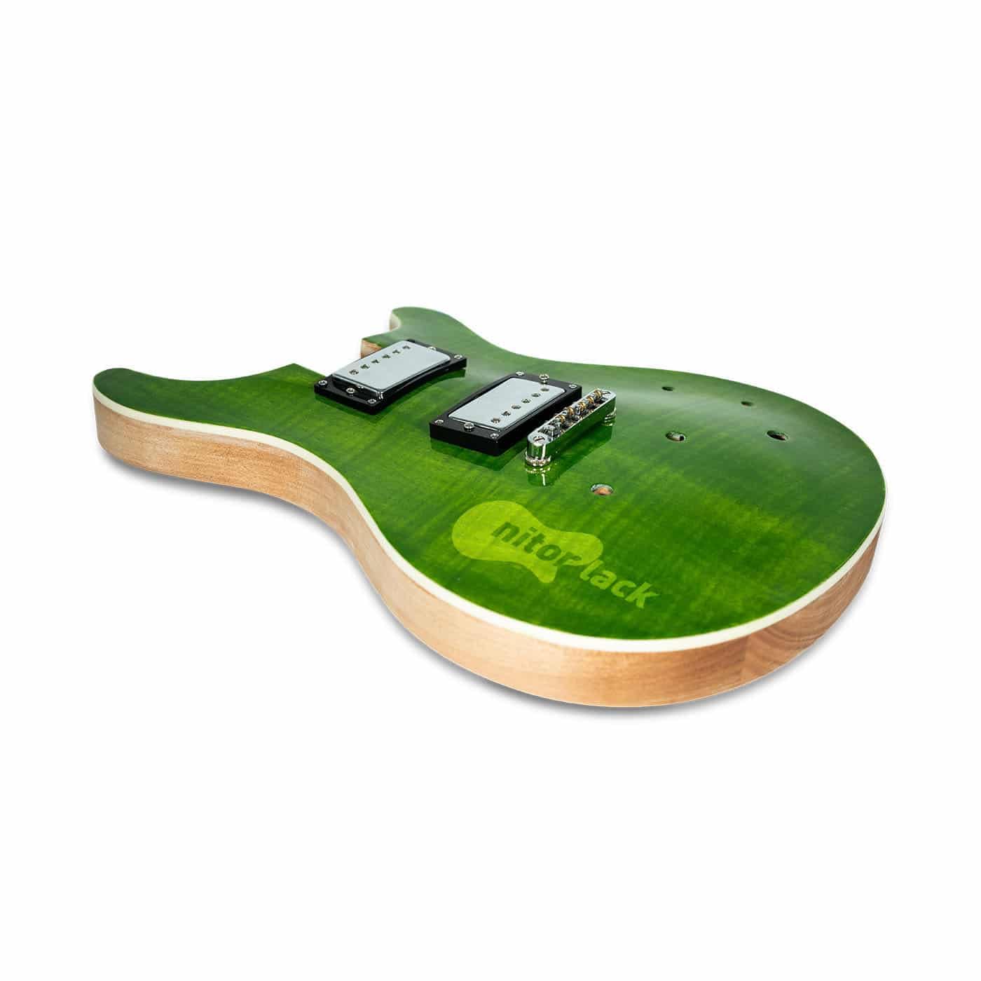 Tinte VERDE para Madera, Tinte al Agua para Guitarra, Aplicación Manual con Esponja
