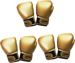 VANZACK 3 Pares De Luvas De Boxe Título Luvas De Boxe De 16 Onças Luvas De Boxe Guantes De Luvas De Boxe Para Crianças Luvas De Boxe Luvas De Boxe De 16 Onças Luvas De Boxe Masculinas