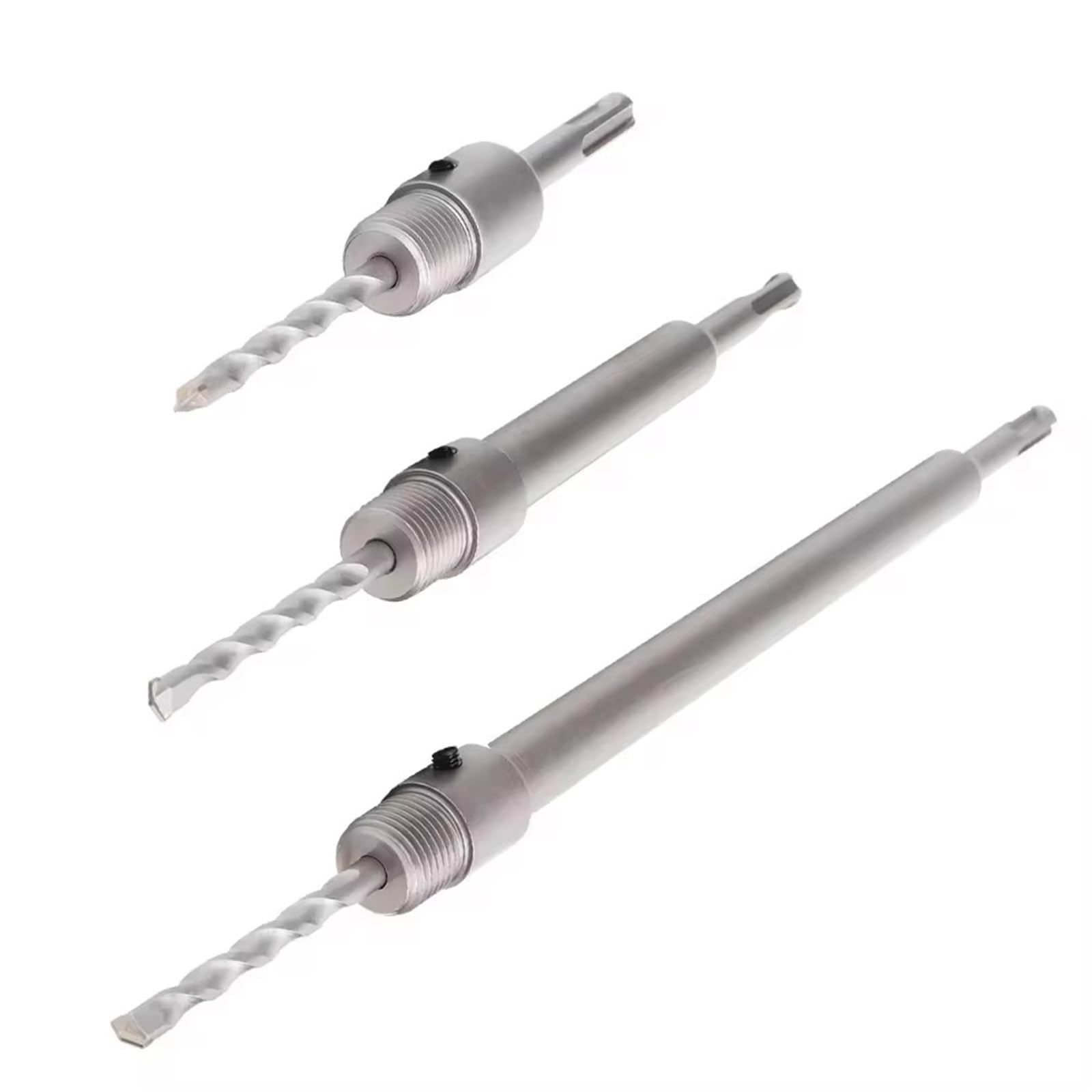1Pc 30-150mm Drilling Crown For Concrete Wall Hole Saw SDS PLUS Hammer Drill Bit Set With Round Shaft Cement Stone Cutter Tool(105mm)