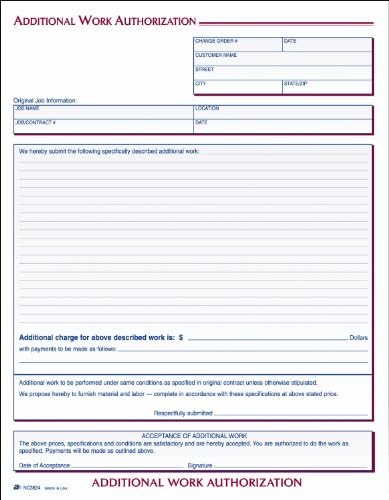 Amazon.com : Adams Job Invoice Forms, 2-Part Carbonless, for Service ...