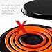 Reston Lloyd, Burner Covers For Electric Stovetop, Decorative Lightweight Tin Covers, Set of 4 (2-8 inch & 2-10 inch), Conceals Messy Drip Pans, White