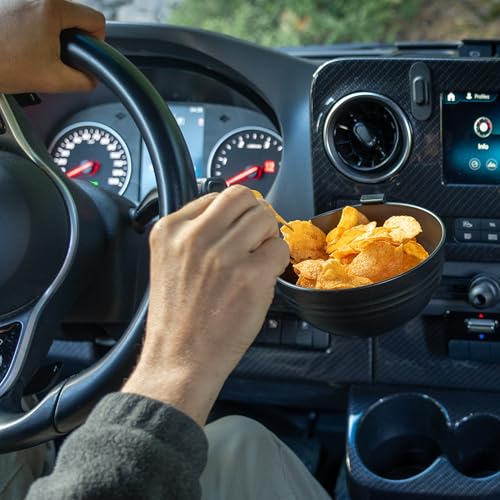 NEXUS Snack Bowl con Montaje Bola de 1 pulg. Negro miniatura 2