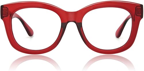 JiSoo Gafas de lectura de gran tamaño para mujeres y hombres, diseño elegante para lectores con marco grande