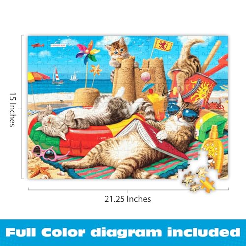 Image of Buffalo Games - Beachcombers - 300 Large Piece Jigsaw Puzzle
