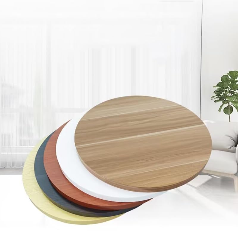 Table ronde en bois 90 cm teck : remplacez votre vieux plateau abîmé
