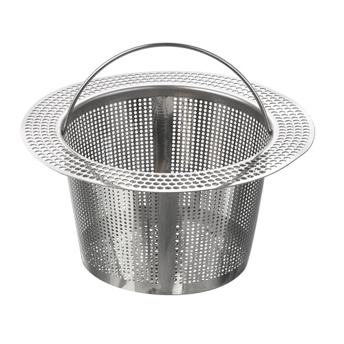 Colador de fregadero de acero inoxidable uxcell 4.25 pulg