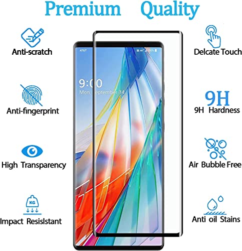 Image of STP FEEL Advanced Full Glue Tempered Glass Protector for LG Wing 5G | Edge to Edge Screen Protector Guard Protector, Pack Of 1