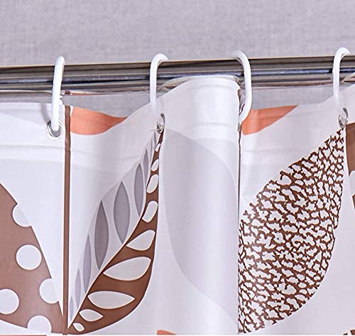 Rideau de douche long imperméable 100% PEVA pour salle de bain moderne