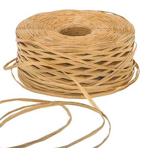 459 Yards Raffia Paper Ribbon Craft Packing Paper Twine for Gift Wrapping, DIY