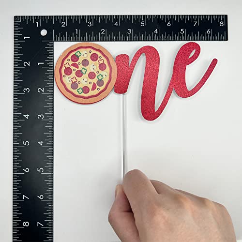 Pizza One Cake Topper, Pizza First Birthday Cake Topper, Pizza Smash Cake Décor, Pizza Party Decoration Supplies #TOP1