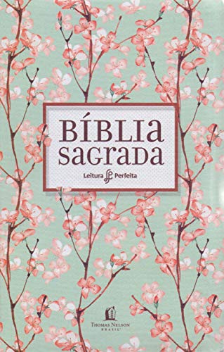 Bíblia NVI, Capa flexível de tecido, Cerejeira, Leitura Perfeita