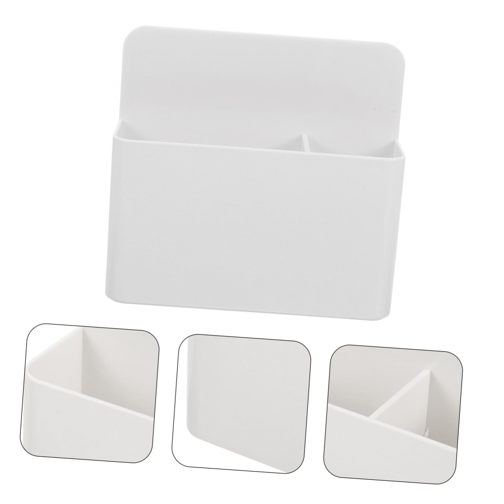 Artibetter 3 Pezzi Portapenne Magnetico per Lavagna Organizer Scrivania Bianco Multifunzionale per Cancelleria Resistente e per Ufficio e Casa