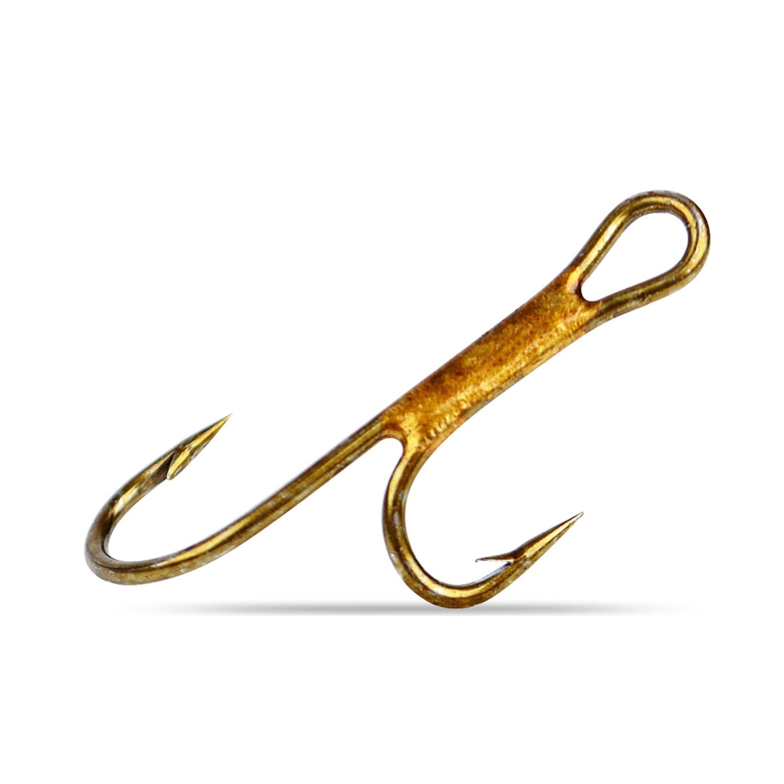 Amo da Pesca, Ami da Pesca, 1# 2# 4# 6# 8# Pesca in Acciaio ad Alto tenore di Carbonio Ami Doppi a spigolo Amo spinato Dorato Fisher Pesca Attrezzatura 20 Pz / (Size : 8)