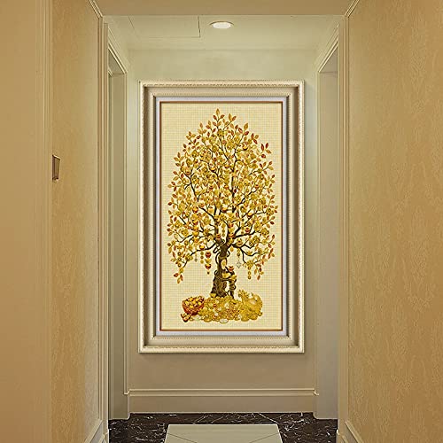 Diamond painting arbre de richesse 50x120cm pour sublimer votre salon