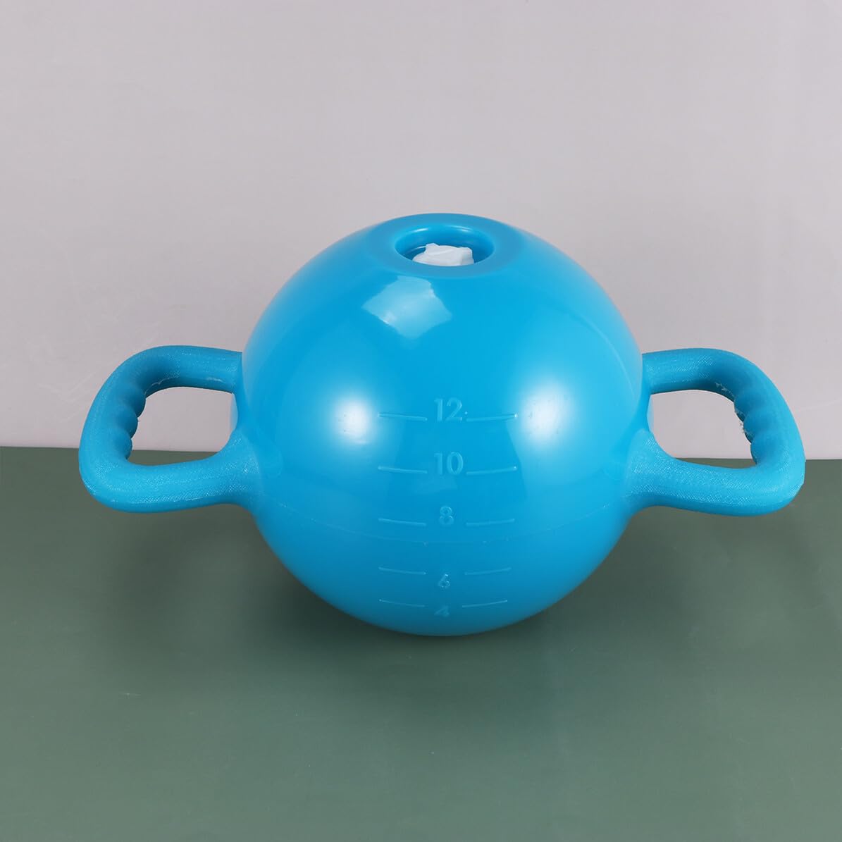 Kettlebell Sprzęt Wodny Regulowany Kettlebell Siłownia Sport Fitness Treningowe Pcv Podwójny Uchwyt Niebieski