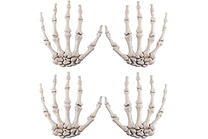 2 Pairs Lifelike Skeleton Hand Halloween Decorative Model